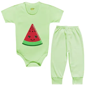 ست بادی و شلوار نوزادی کارانس طرح هندوانه مدل BSTG-4002