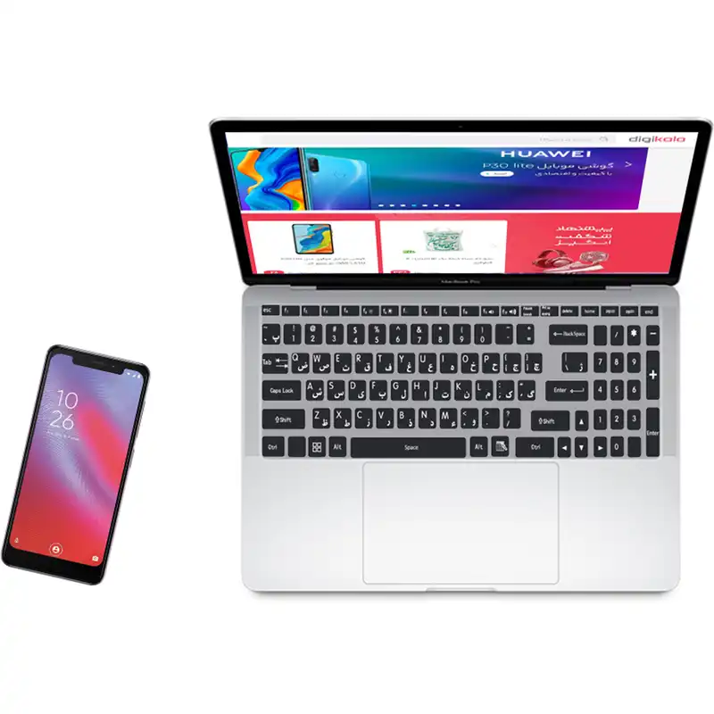 برچسب حروف فارسی کیبورد کد bl-ck