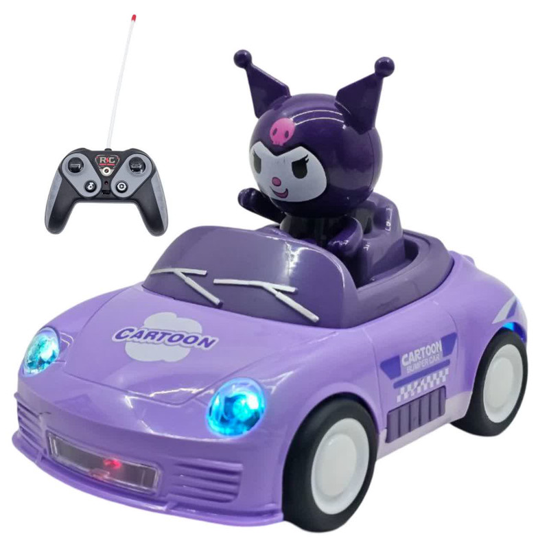 ماشین بازی کنترلی ناب سل مدل کرومی شارژی دودزا موزیکال چراغدارKUROMI REMOTE CONTROL CAR