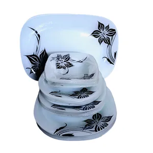 سرویس غذاخوری 26 پارچه 6 نفر مدل گل دار