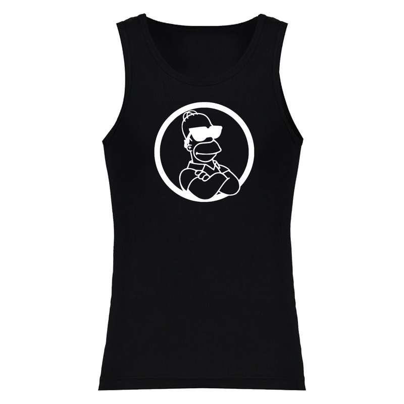 تاپ مردانه مدل سیمپسون کد D04 رنگ مشکی