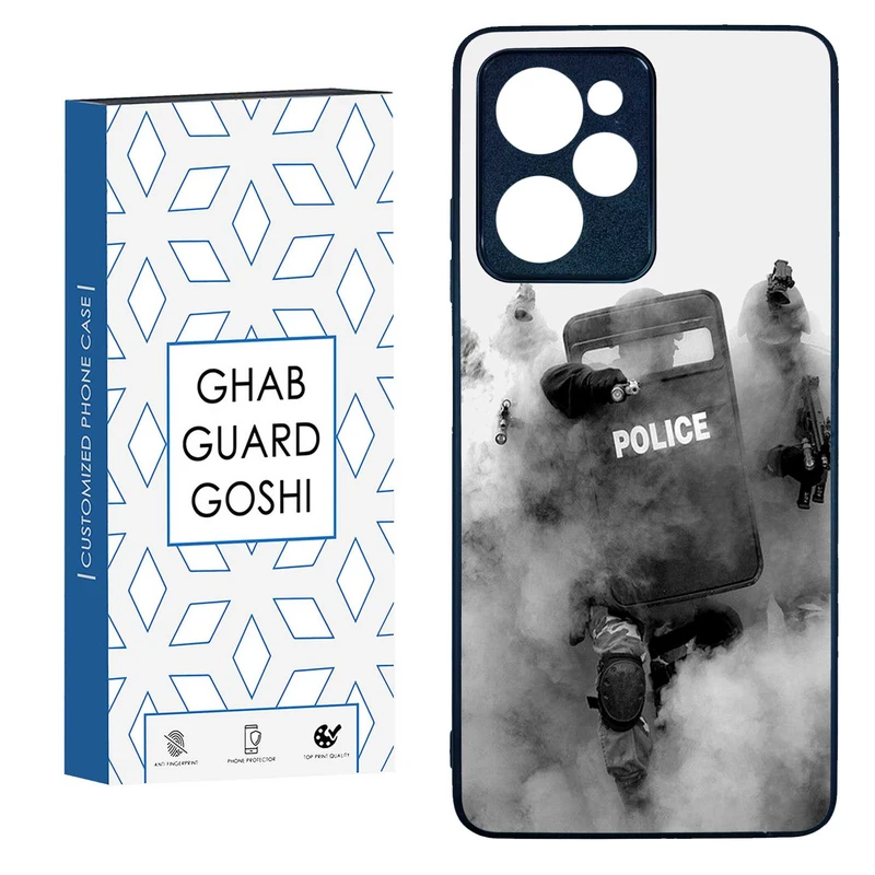 کاور قاب گارد گوشی طرح police کد TPU-136 مناسب برای گوشی موبایل شیائومی  POCO X5 PRO