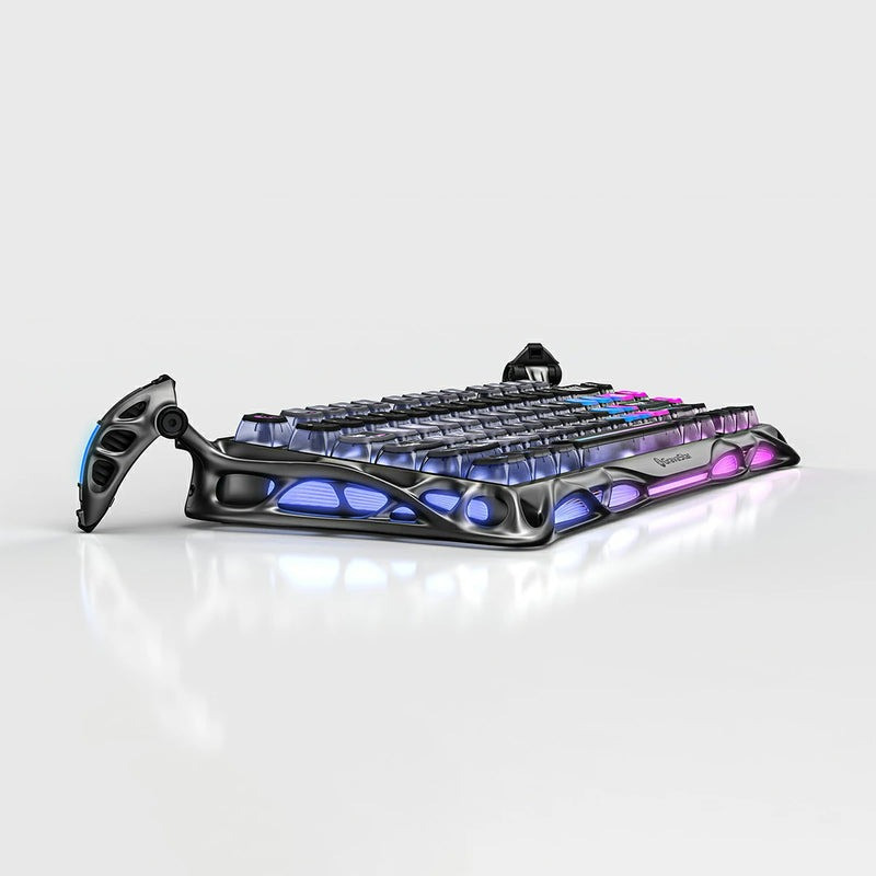 کیبورد مخصوص بازی گراوا استار مدل  Mercury K1 Pro Cyberpunk