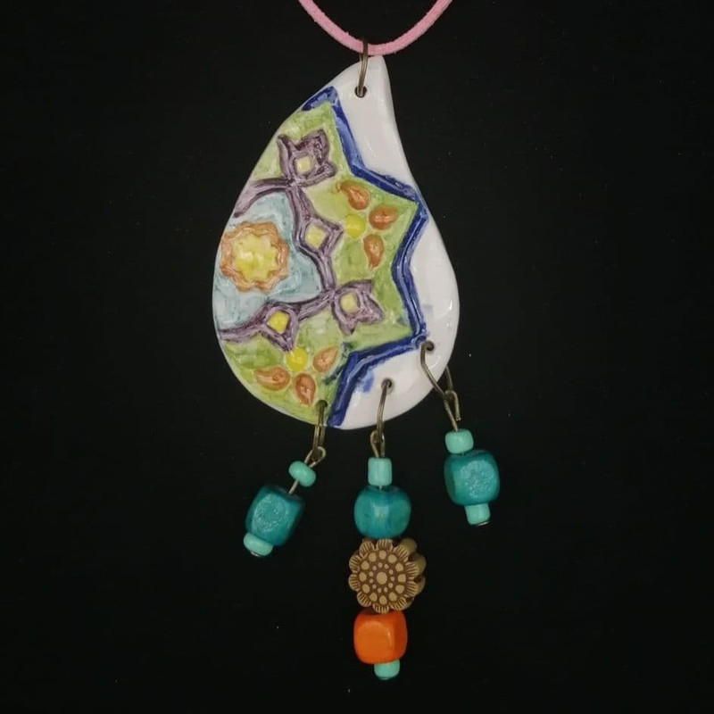 گردنبند دخترانه مدل نگین کد 12416941