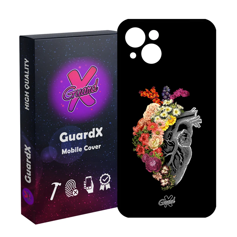 کاور گارد ایکس طرح قلب مدل Glass10216 مناسب برای گوشی موبایل اپل iPhone 13