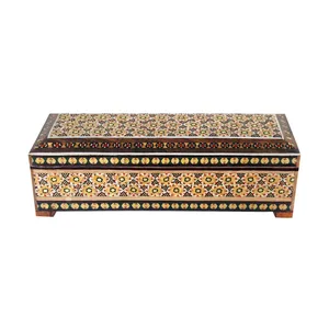 جعبه خاتم کاری طرح 4 گوش کد sp4