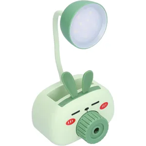 چراغ مطالعه شارژی مدل مدادتراش دار طرح خرگوش چشم بسته کد BOBO219