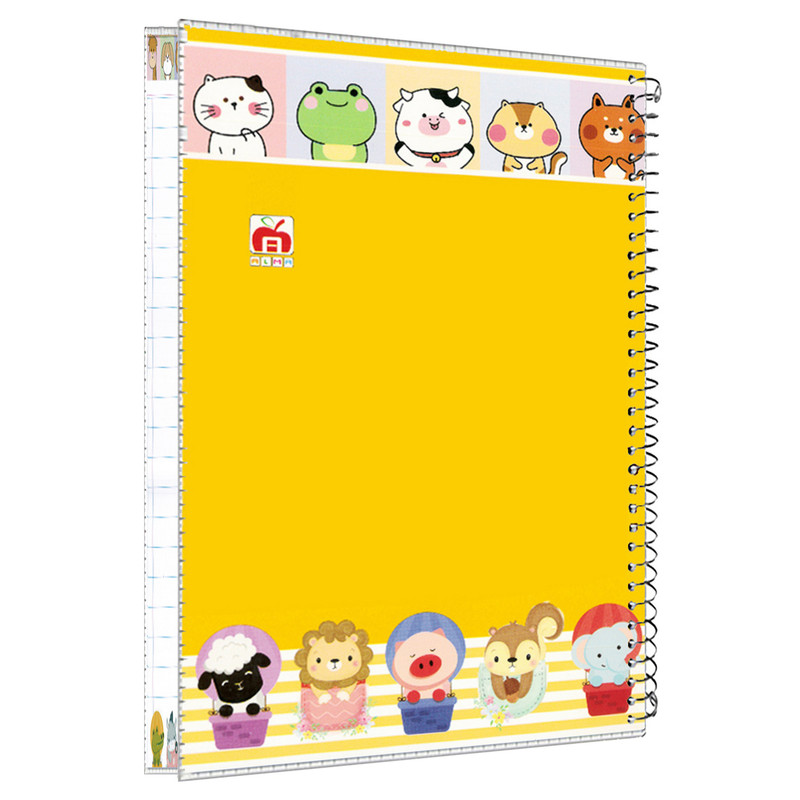 دفتر مشق 40 برگ آلما مدل کارتونی جلد دار طرح جایزه کد 7485