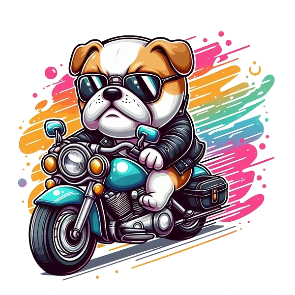 استیکر پارچه و لباس پاد آفرین طرح سگ بامزه کد 3632