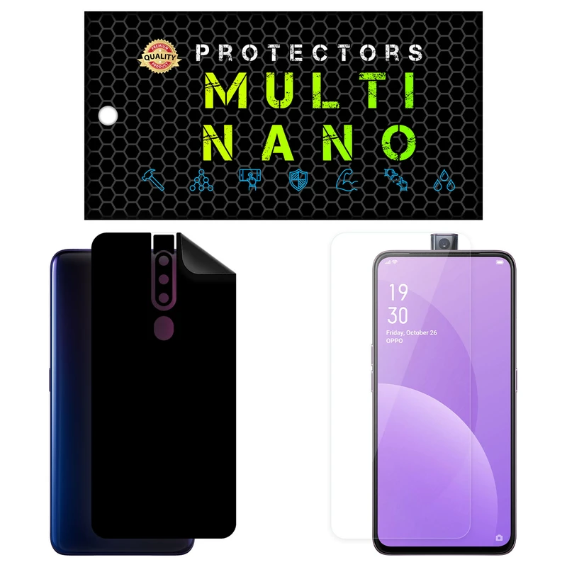 محافظ صفحه نمایش مولتی نانو مدل X-SFM مناسب برای گوشی موبایل اوپو F11 Pro به همراه برچسب پوششی