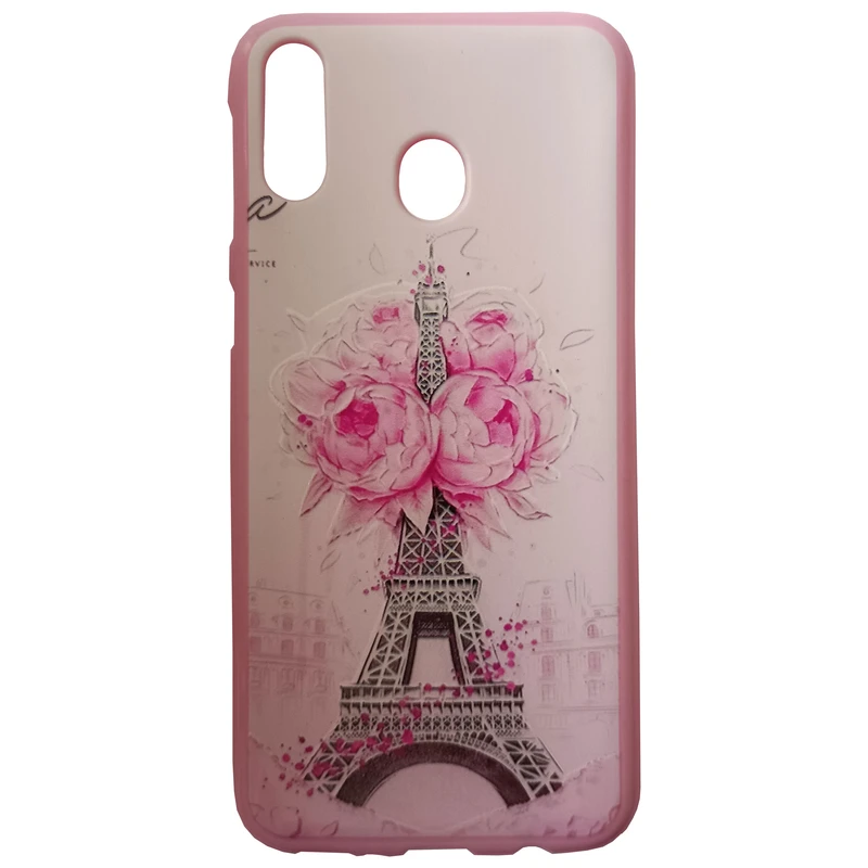 کاور مدل سیلیکونی کد 01 طرح برج Eiffel مناسب برای گوشی موبایل سامسونگ Galaxy M20