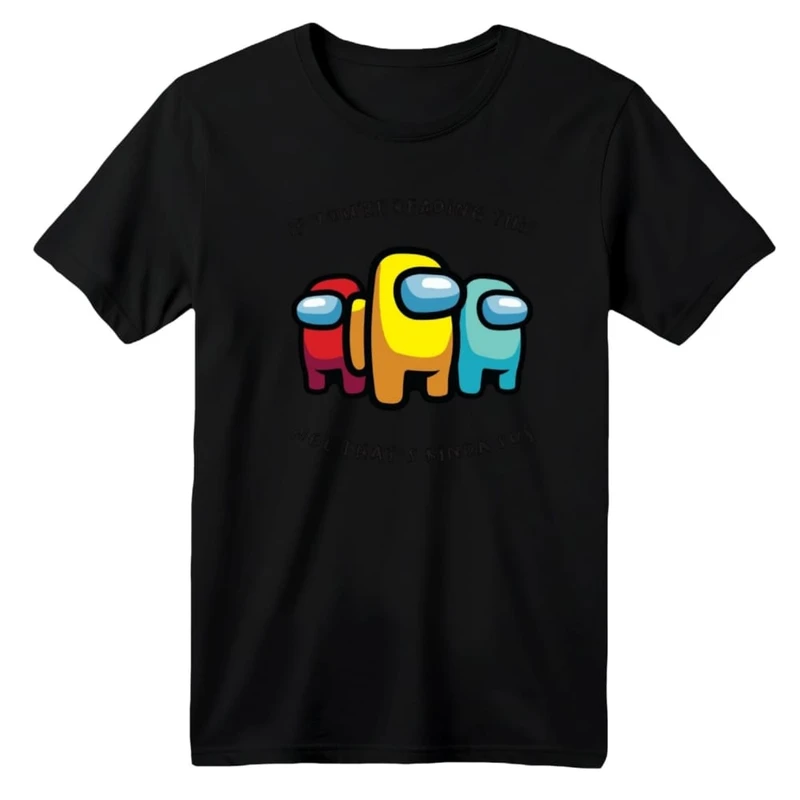 تی شرت آستین کوتاه بچگانه مدل امانگ آس کد 2