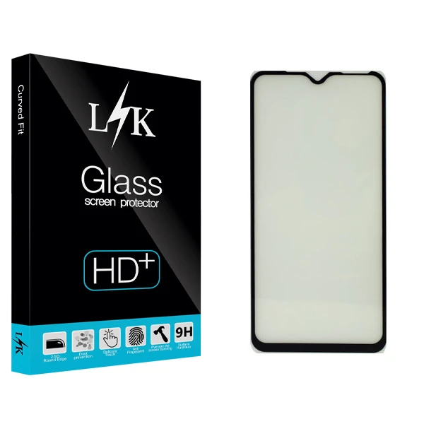 محافظ صفحه نمایش ال کی مدل Hard glass مناسب برای گوشی موبایل سامسونگ Galaxy A10