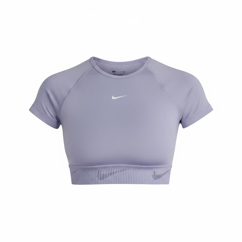 نیم‌تنه ورزشی زنانه نایکی مدل T-SHIRT NIKE PRO CROP DONNA کد HM6369-533