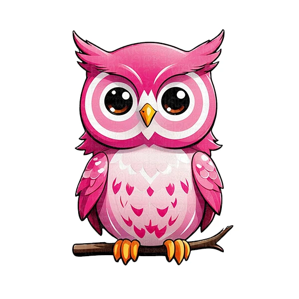 استیکر پارچه و لباس پاد آفرین طرح جغد کد 1407