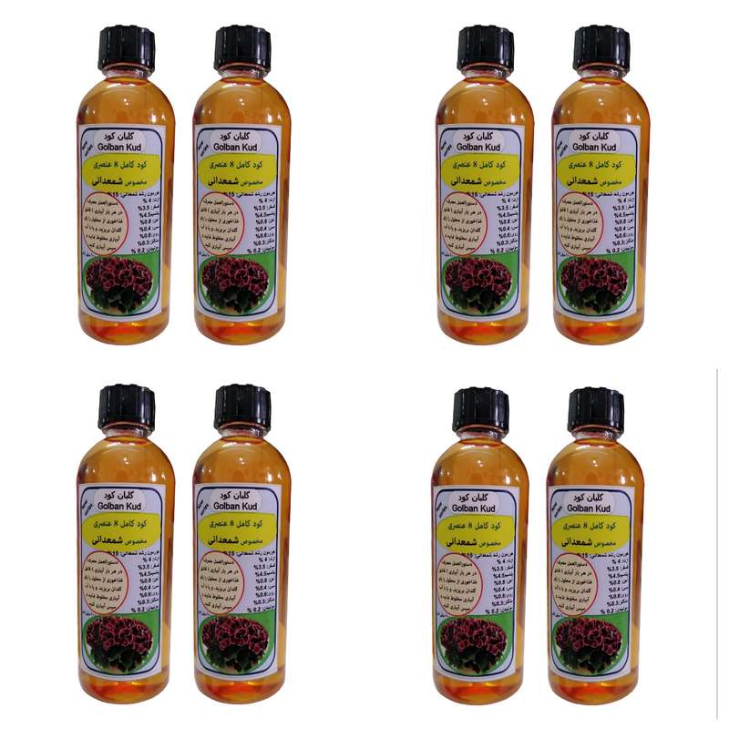 کود مایع مولتی شمعدانی کد  Pak حجم 120 میلی لیتر بسته 8 عددی