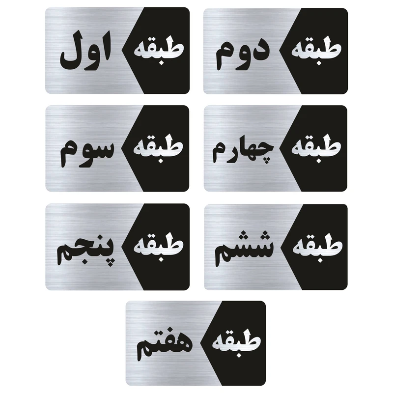 تابلو راهنما طرح طبقات مدل GNS807 مجموعه 7 عددی