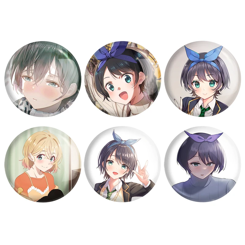 پیکسل خندالو مدل انیمه کانوجواوکاری Kanojo Okarishimasu کد 1018A مجموعه 6 عددی