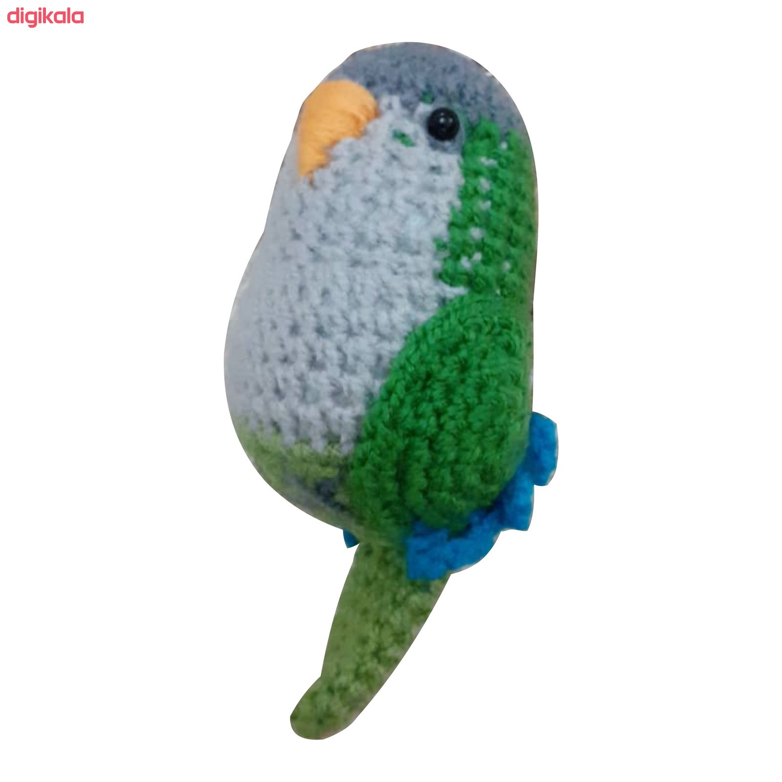 عروسک بافتنی مدل طوطی راهب کد 01 main 1 4