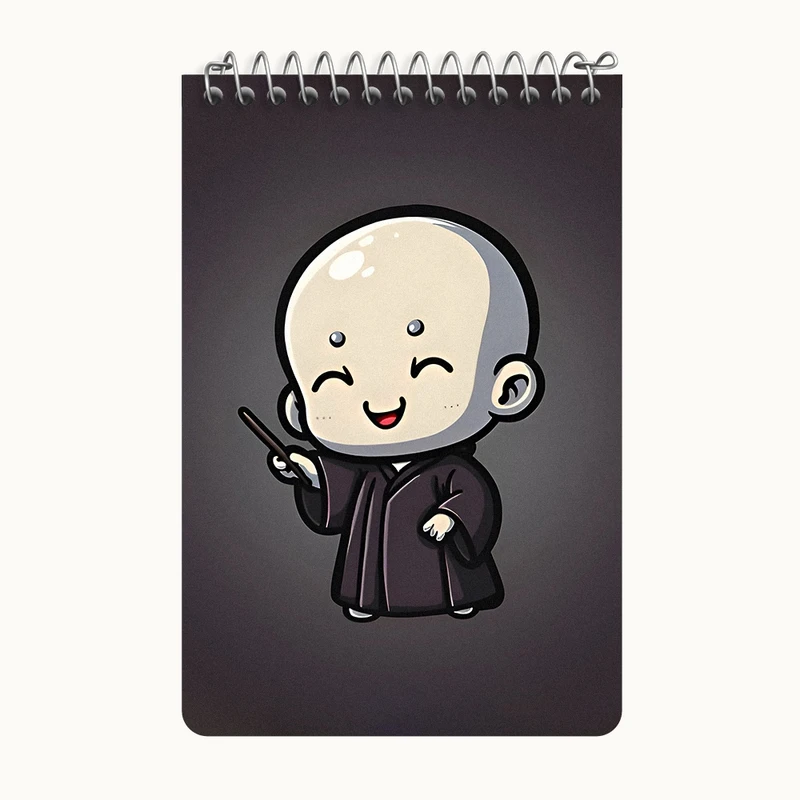 دفتر یادداشت 50 برگ خندالو طرح هری پاتر (Harry Potter) کد F9405