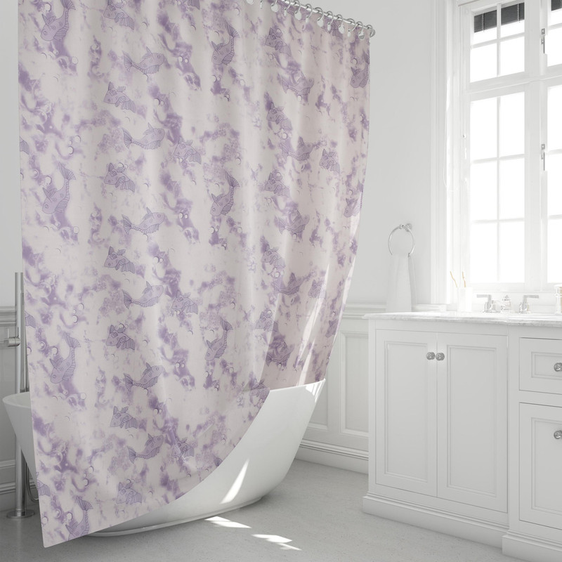 پرده حمام پیسو مدل BZ-19 سایز 180×200 سانتی متر