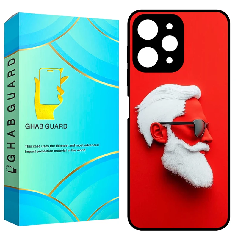 کاور قاب گارد طرح چهره مدل GCHPR12 مناسب برای گوشی موبایل شیائومی Redmi 12 4G / Redmi 12 5G / Poco M6 Pro 5G