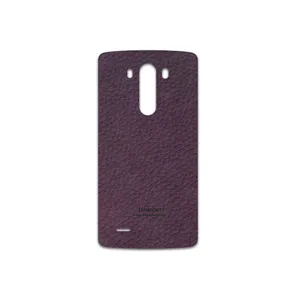 MAHOOT Purple-Leather Cover Sticker for LG G3