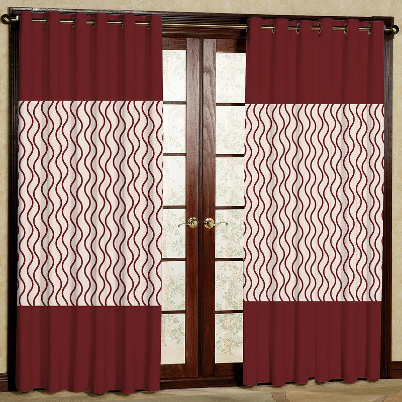  پرده مدل مخمل پانچی کد 4244 سایز 140x280 سانتی متر