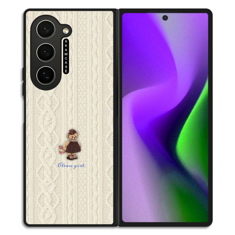 کاور آکام مدل AMC-WSGZFOLD6-TRICOT-19 مناسب برای گوشی موبایل سامسونگ Galaxy Z Fold 6