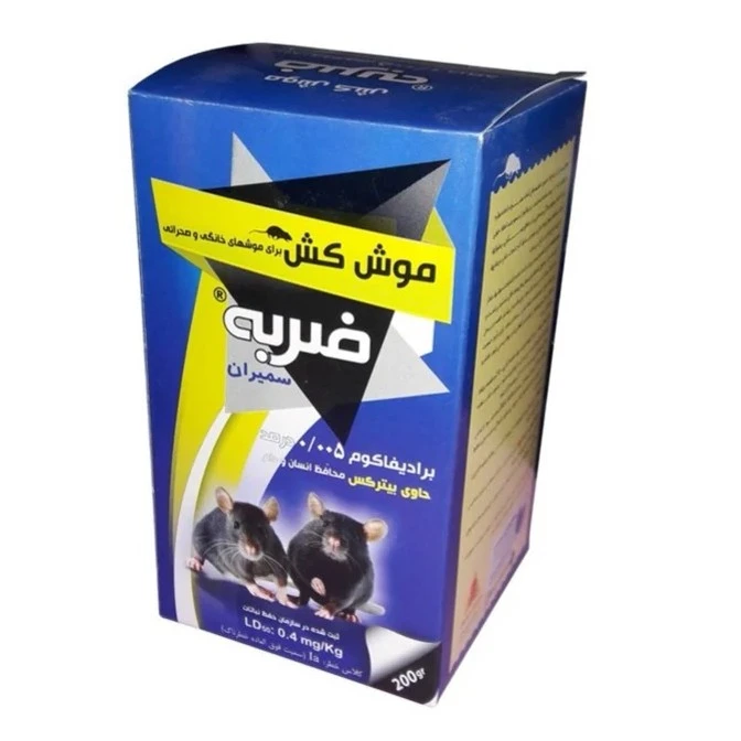 موش کش ضربه سمیران مدل پفکی وزن 200 گرم