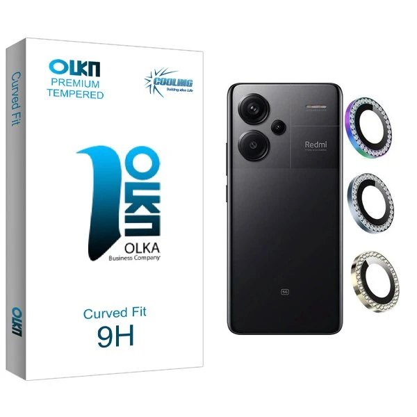 محافظ لنز گوشی کولینگ مدل Olka Ringi negin مناسب برای گوشی موبایل شیائومی Redmi note 13 Pro Plus