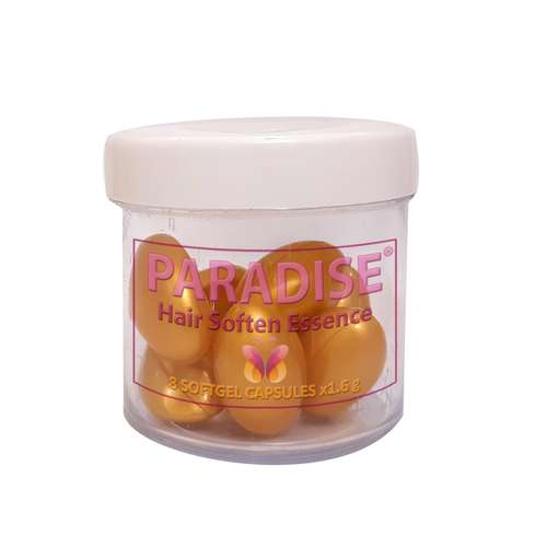 کپسول کراتین مو پارادایس مدل Gold_en 2580 حجم 1.6 میلی لیتر مجموعه 8 عددی