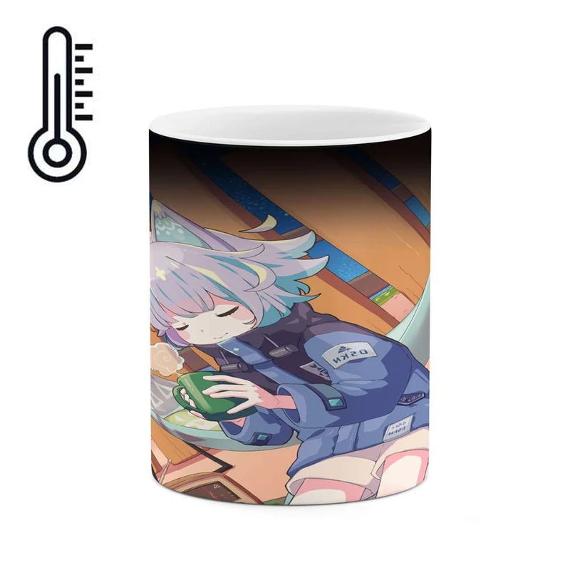 ماگ حرارتی کاکتی مدل انیمه کد mgh16108