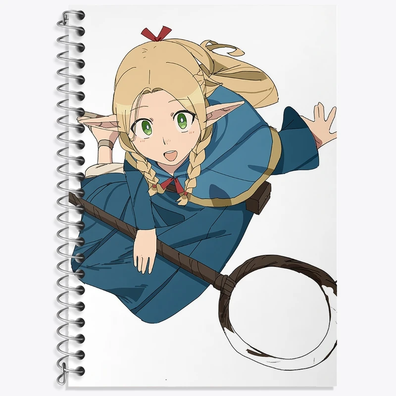 دفتر زبان 50 برگ خندالو مدل دو خط طرح مارسیل انیمه خوشمزه در سیاه چال کد 35915