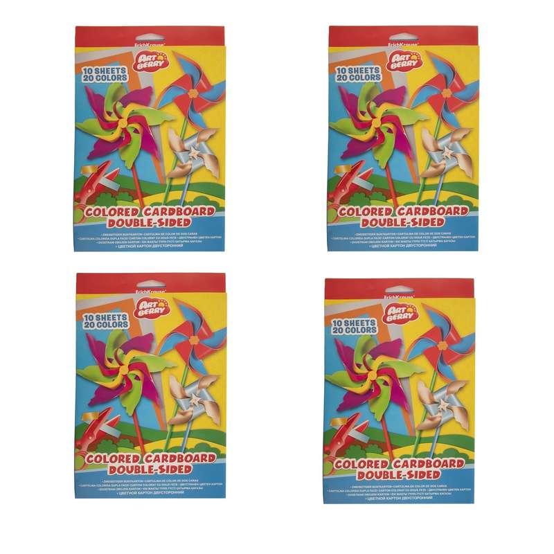 مقوا رنگی آرت بری کد 37212 سایز 17.6×25 سانتی متر مجموعه 4 عددی