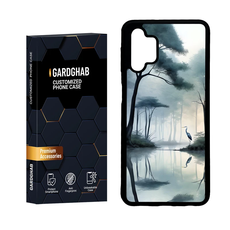 کاور گارد قاب مدل دور ژله ای منظره و طبیعت مناسب برای گوشی موبایل سامسونگ Galaxy A32 5G / M32 5G