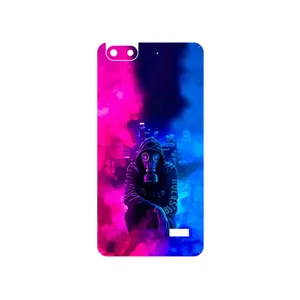 MAHOOT Smoke Rainbow Digital Art 2 Cover Sticker for Honor 4C