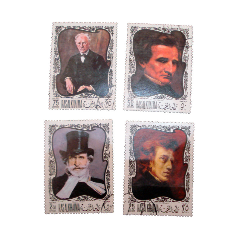 تمبر یادگاری مدل ملل کد bc-2159 مجموعه 4 عددی