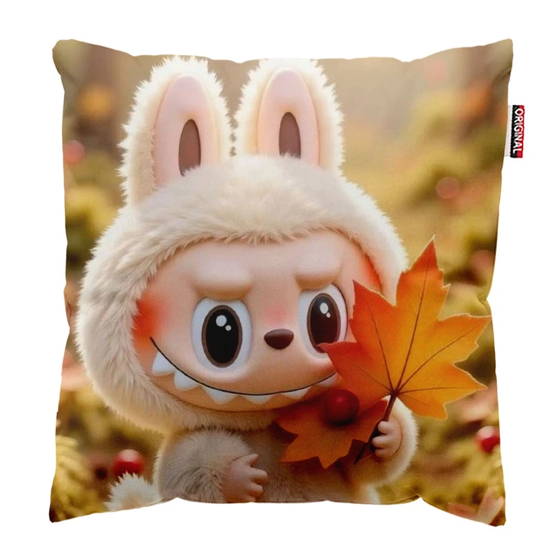 کوسن پاد آفرین طرح لبوبو سایز 30*30 سانتی متر