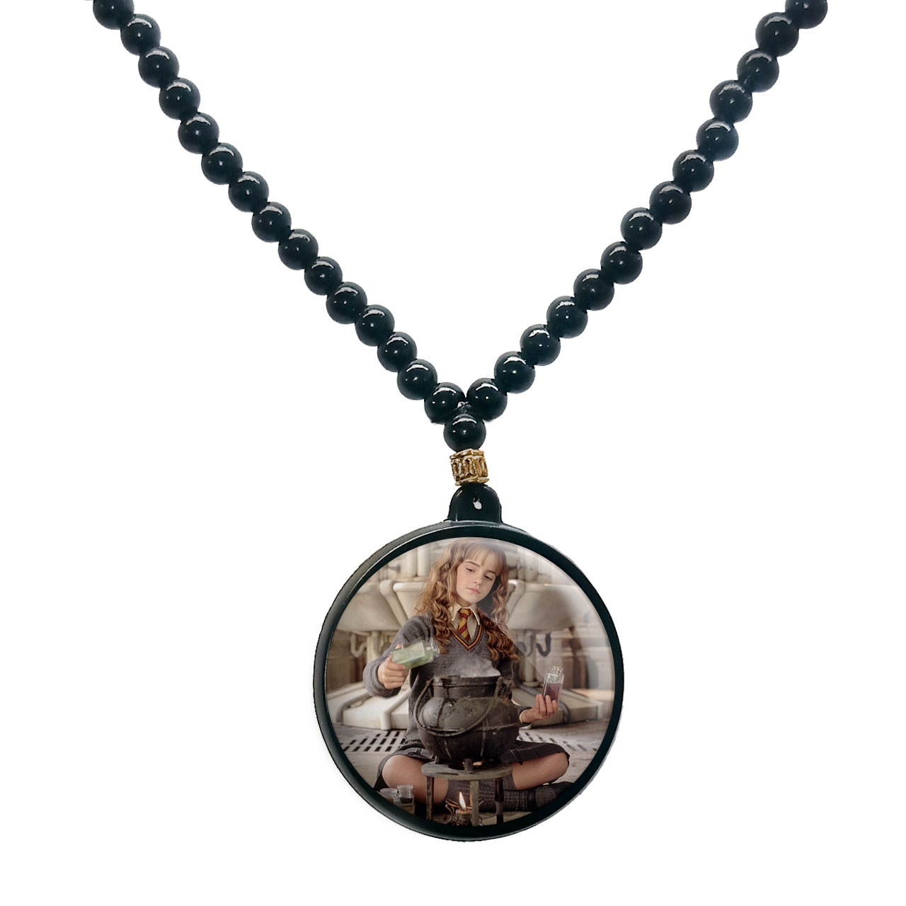 گردنبند پرمانه طرح Harry Potter کد pmd.23986 مدل دو طرفه