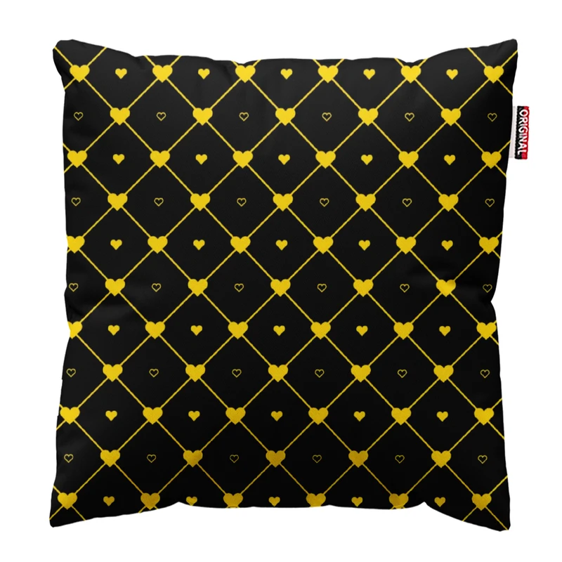 کوسن پاد آفرین طرح قلب کد 3492 سایز 40*40 سانتی متر