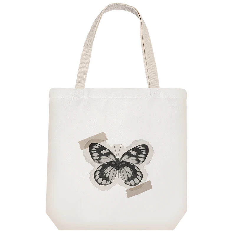 ساک خرید خندالو طرح پروانه butterfly کد 3547