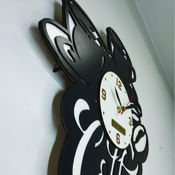 ساعت دیواری آذرلاکچری طرح کافی شاپ کد 001