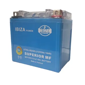 باتری موتورسیکلت 12 ولت 5 آمپر ایبیزا مدل UTX5L-BS(GEL)