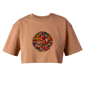 کراپ‌تاپ آستین کوتاه زنانه مدل L103 K