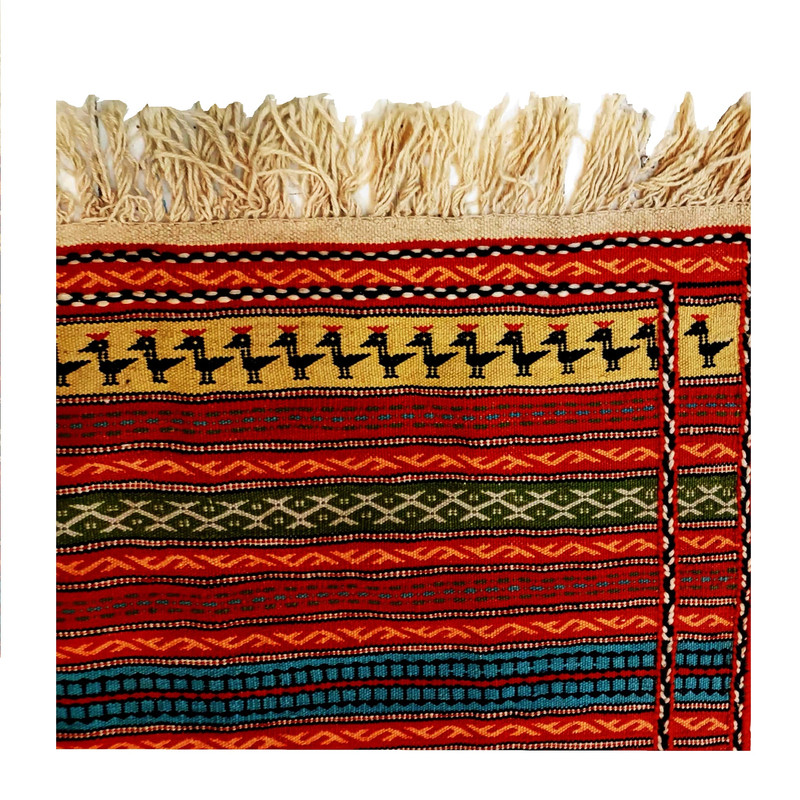 گلیم دستباف یک و نیم متری مدل سنتی کلات کد 03