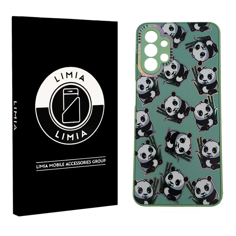 کاور لیمیا مدل فانتزی لنزدار طرح عروسکی شبرنگی مناسب برای گوشی موبایل سامسونگ Galaxy A13 4G