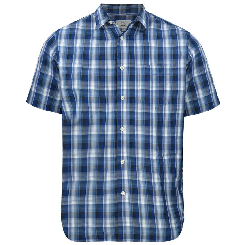 پیراهن آستین کوتاه مردانه ام اند اس مدل A24