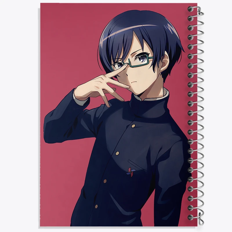 دفتر شطرنجی 50 برگ خندالو مدل کازامی انیمه دیگری کد 32002