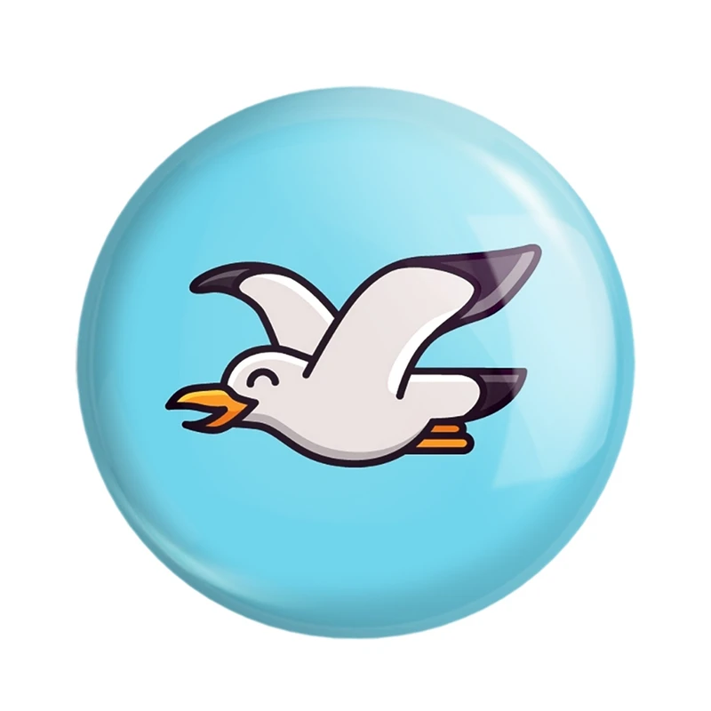 مگنت خندالو مدل حیوانات بامزه مرغ دریایی کد 28172